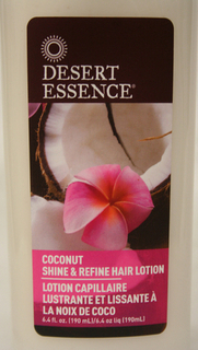 Coconut Shine & Refine Hair Lotion (Desert Essence)
